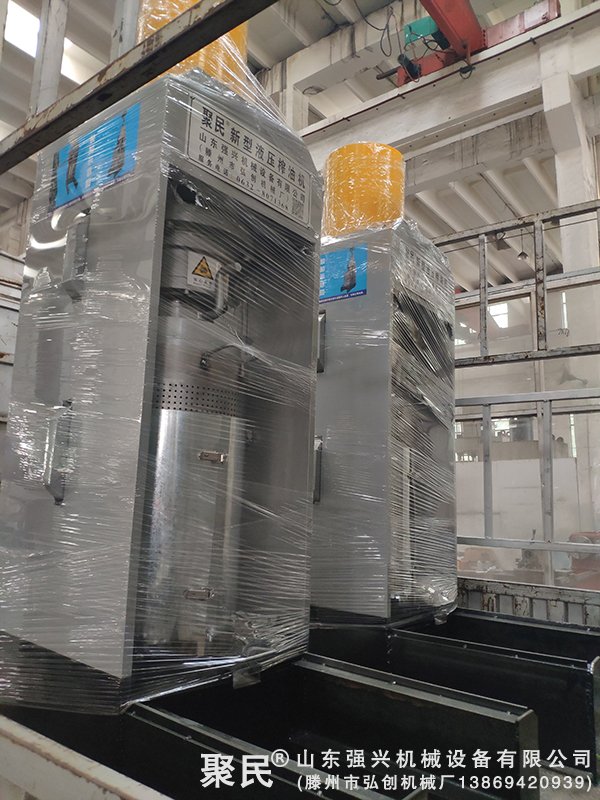 广西贺州订购的2台新型全自动液压榨油机已发出