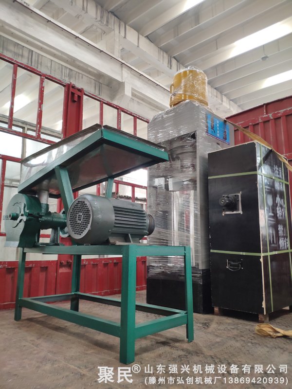 发新疆和田压榨核桃油的新型全自动榨油机已出厂